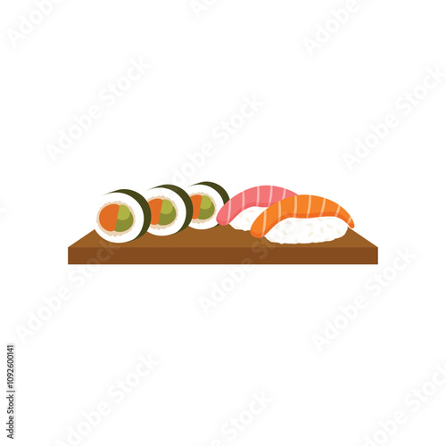 Sushi Vector Illustration - 03