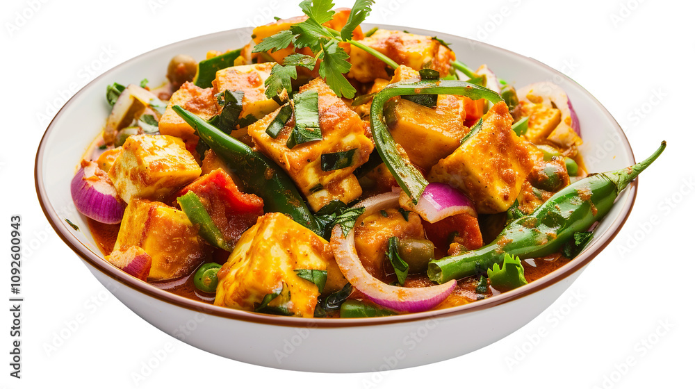Matar Paneer isolated on transparent background, PNG Matar Paneer isolated on transparent background, PNG