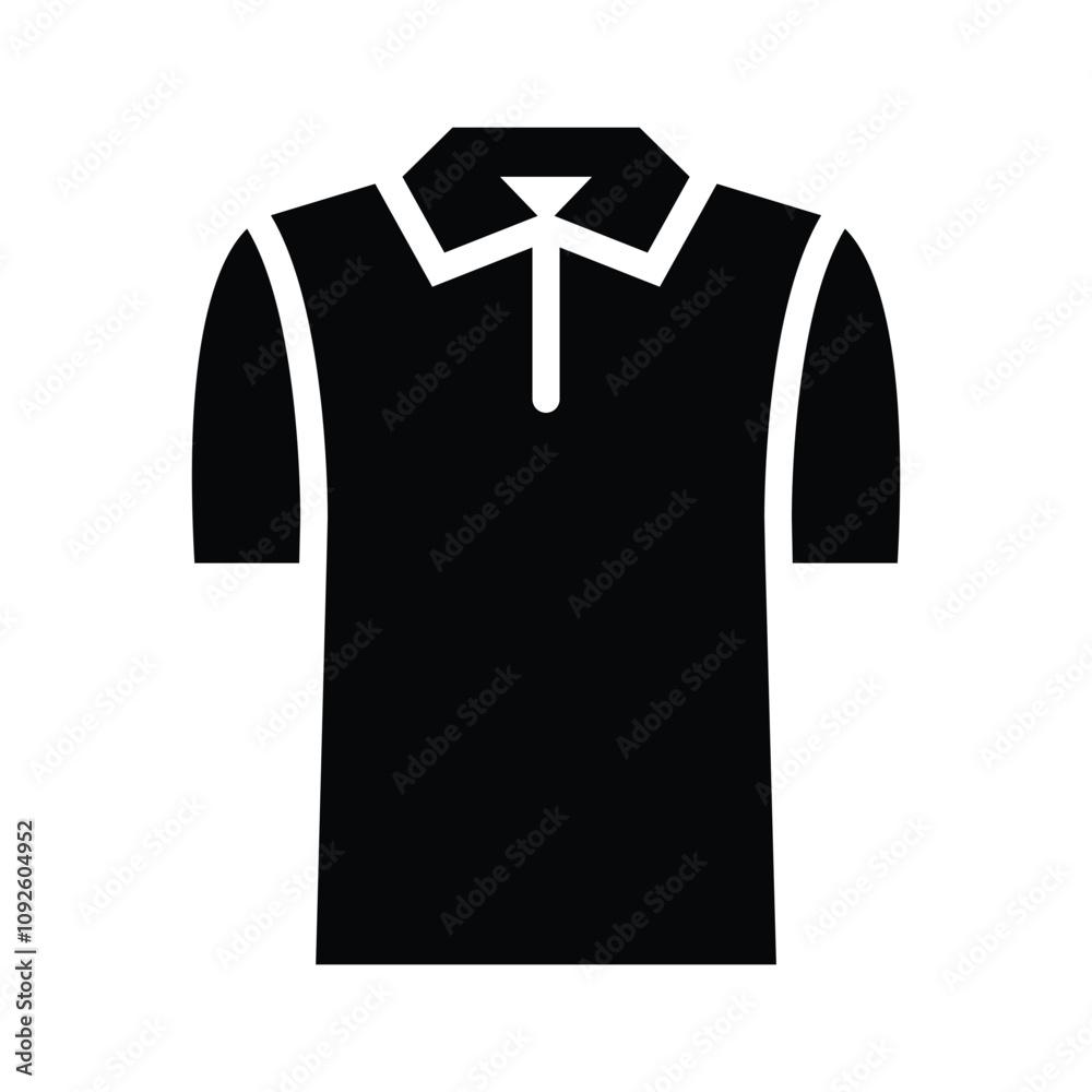 Basic t-shirt icon for casual wear representation Basic t-shirt icon for casual wear representation