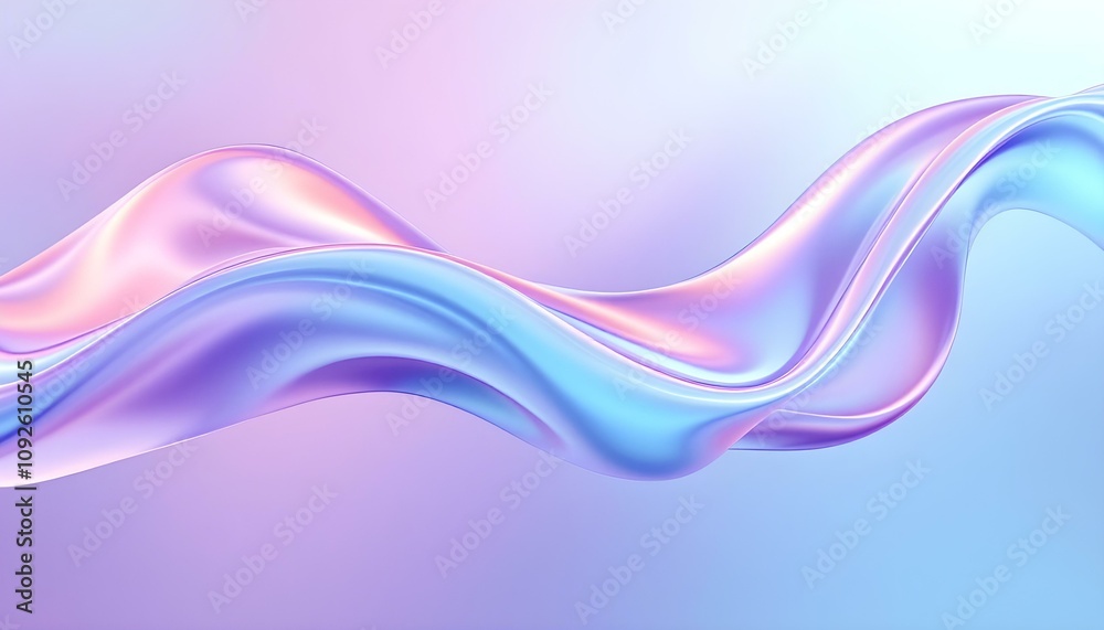 An abstract fluid design featuring vibrant neon colors blending together in a holographic iridescent gradient, creating a mesmerizing curved wave in motion background. Abstract fluid holographic An abstract fluid design featuring vibrant neon colors blending together in a holographic iridescent gradient, creating a mesmerizing curved wave in motion background. Abstract fluid holographic
