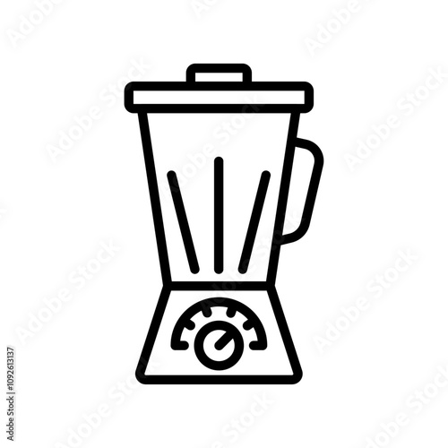 Blender icon linear logo isolated