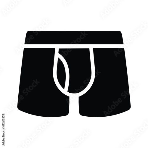 Ready to use icon of underwear in modern style