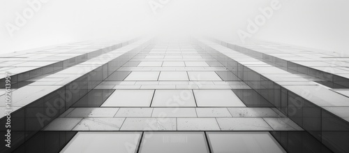 Modern Architecture in Fog