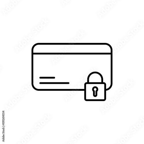 Credit limit icon linear logo isolated