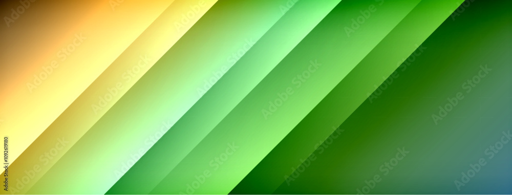 Obraz premium Dynamic shadow lines with gradient colors geometric background