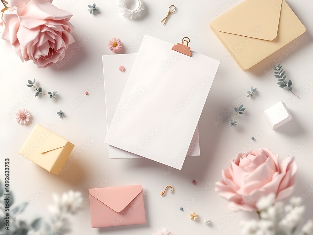 Professional Branding Mockup of Stationery Essentials