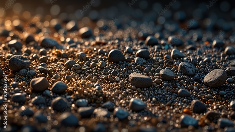 Sunlit Pebbles Sunlit Pebbles
