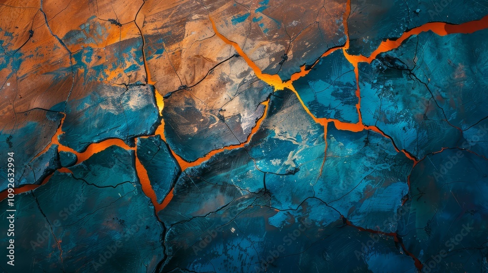 Fototapeta premium abstract background with a cracked texture, wallpaper Created with Generative AI technology.