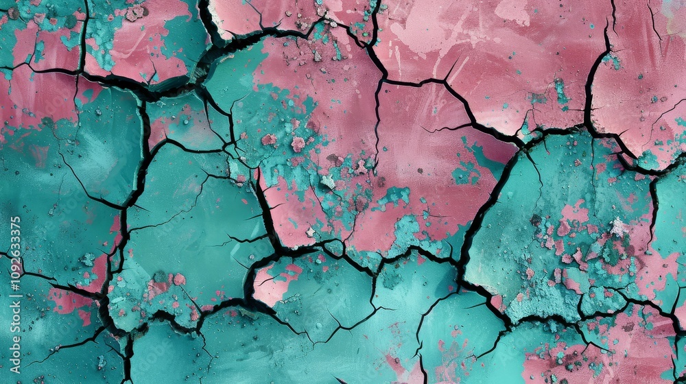 Obraz premium abstract background with a cracked texture, wallpaper Created with Generative AI technology.