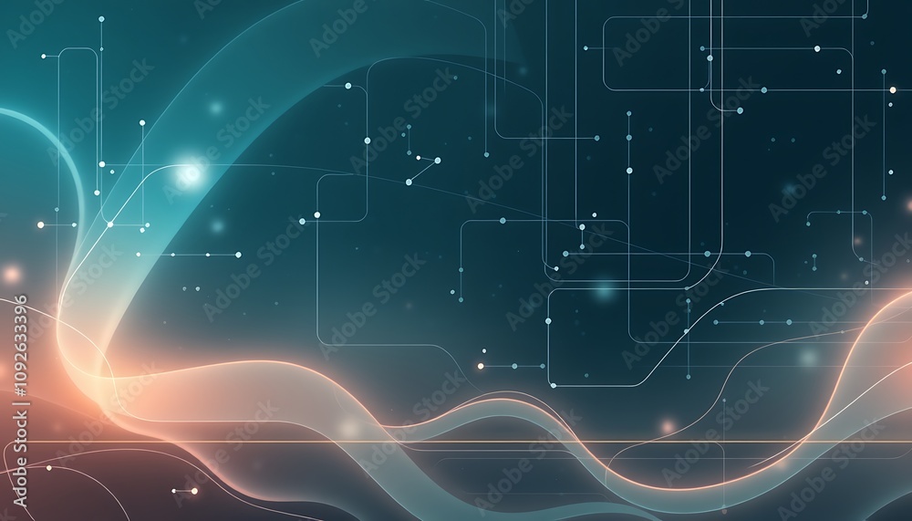 Obraz premium subtle wallpaper wall technology background theme lined 