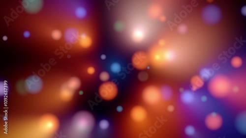 Vibrant Purple and Gold Light Animation Video - 4K Footage 2025 Background Gradient Abstract Clip for Holidays and Celebrations