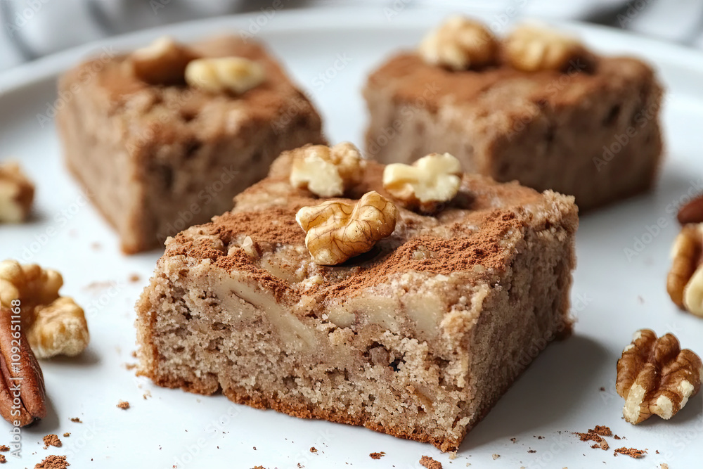 Vegan banana bread with walnuts and cinnamon Vegan banana bread with walnuts and cinnamon