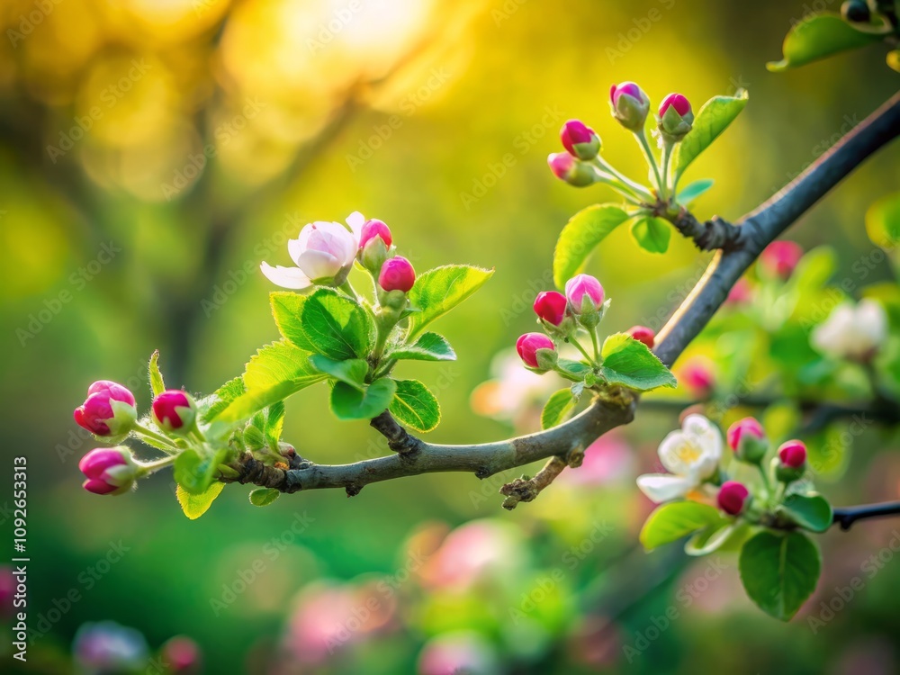 Timelapse of an Apple Branch in Bloom: Capturing the Essence of Spring with Tilt-Shift Photography for Nature Lovers and Garden Enthusiasts Timelapse of an Apple Branch in Bloom: Capturing the Essence of Spring with Tilt-Shift Photography for Nature Lovers and Garden Enthusiasts