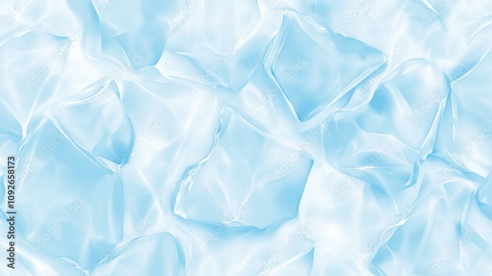 Fototapeta premium pale blue ice texture, frosty and smooth, subtle reflections, winter sports vibe, seamless surface, minimalistic and clean look