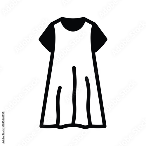 Icon of a dress suitable for everyday wear