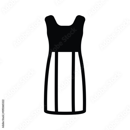 Classic sleeveless dress, ideal for casual and formal occasions