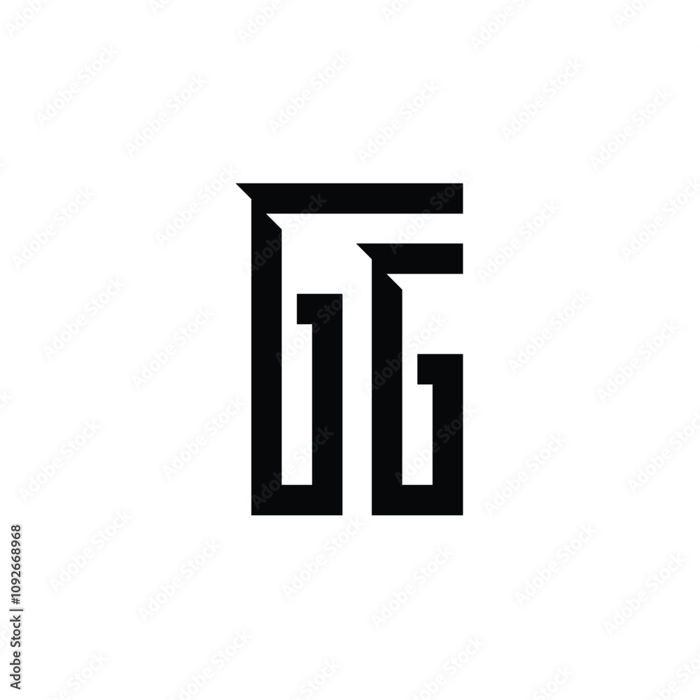 GG monogram logo design letter text name symbol monochrome logotype alphabet character simple logo GG monogram logo design letter text name symbol monochrome logotype alphabet character simple logo