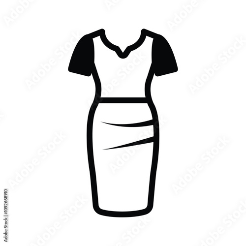Get this amazing icon of cap sleeve dress in modern style