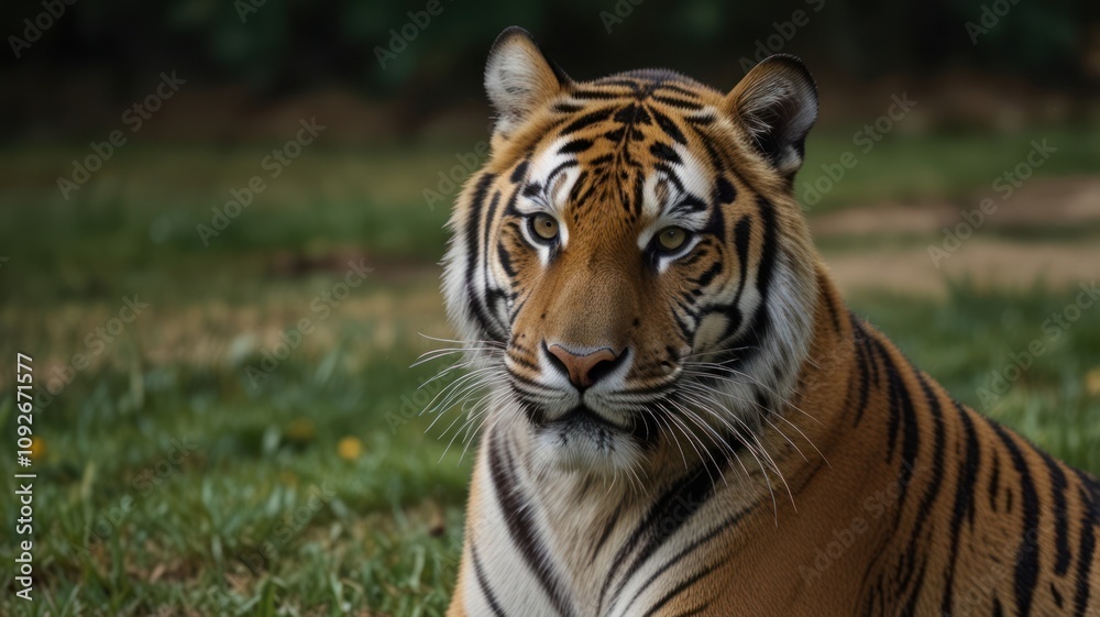 Obraz premium TIGER IN THE WILD