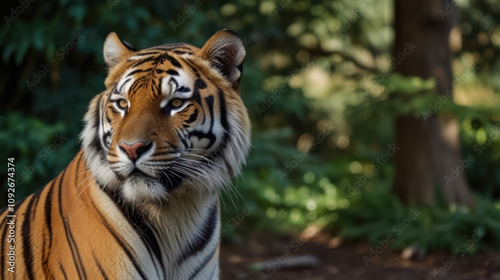 Obraz premium TIGER IN THE WILD