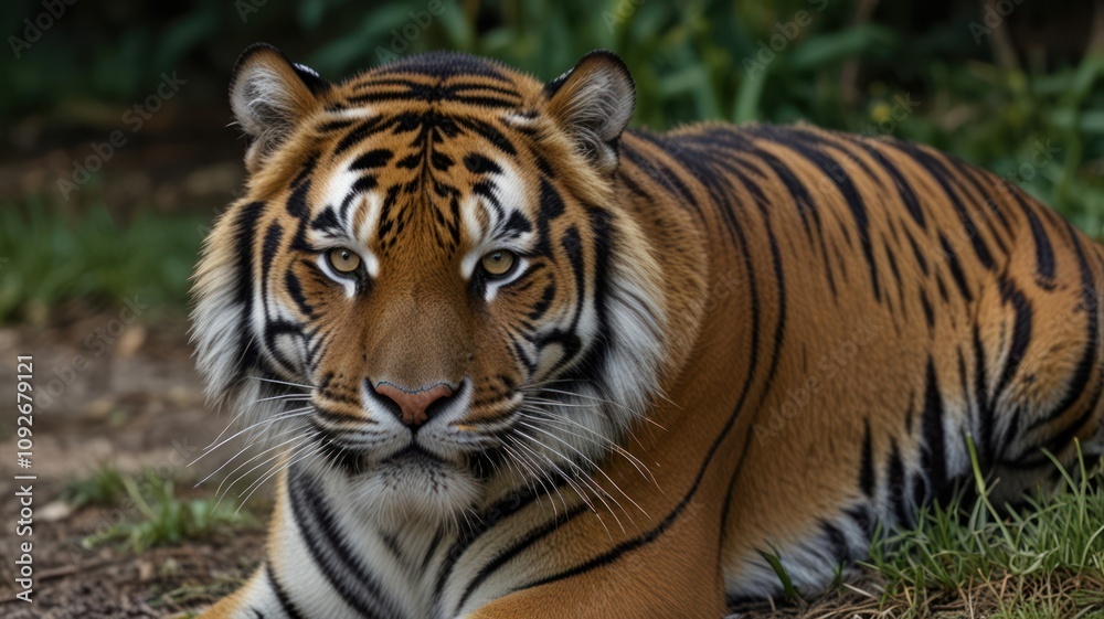 Obraz premium TIGER IN THE WILD