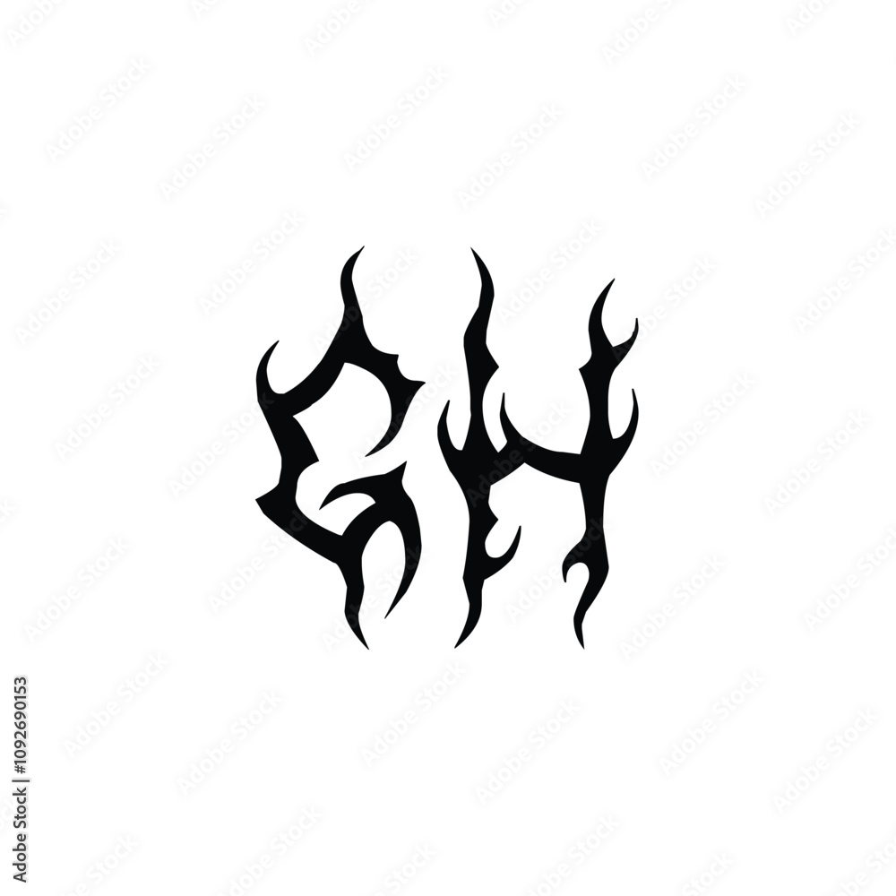 GH monogram logo design letter text name symbol monochrome logotype alphabet character simple logo GH monogram logo design letter text name symbol monochrome logotype alphabet character simple logo