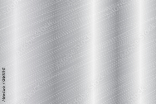 Metal abstract silver texture background. Chrom scratched texture. Vector illustration.