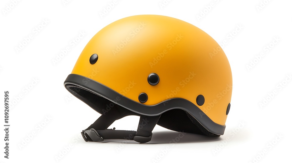 Stylish Yellow Helmet: Safety and Modern Design