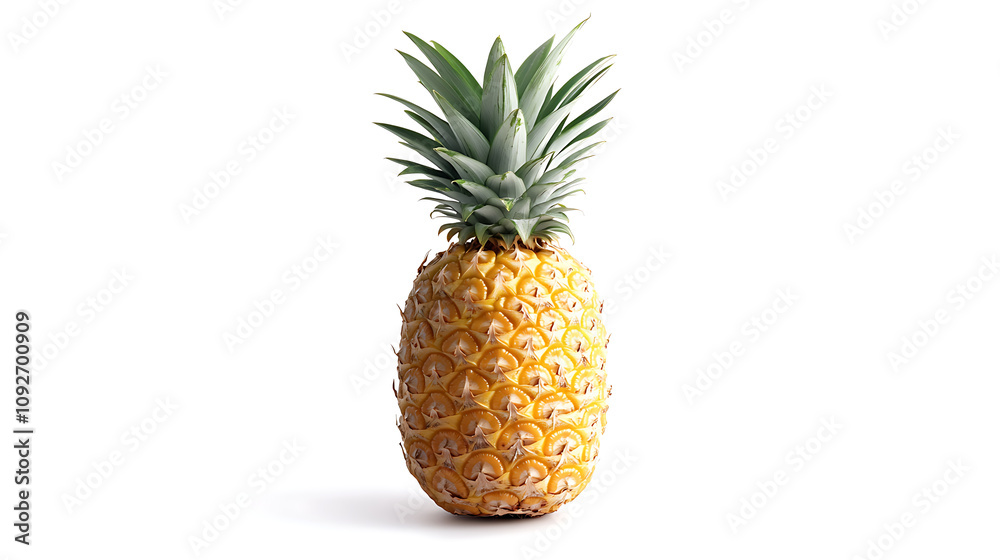 pineapple isolated on white pineapple isolated on white