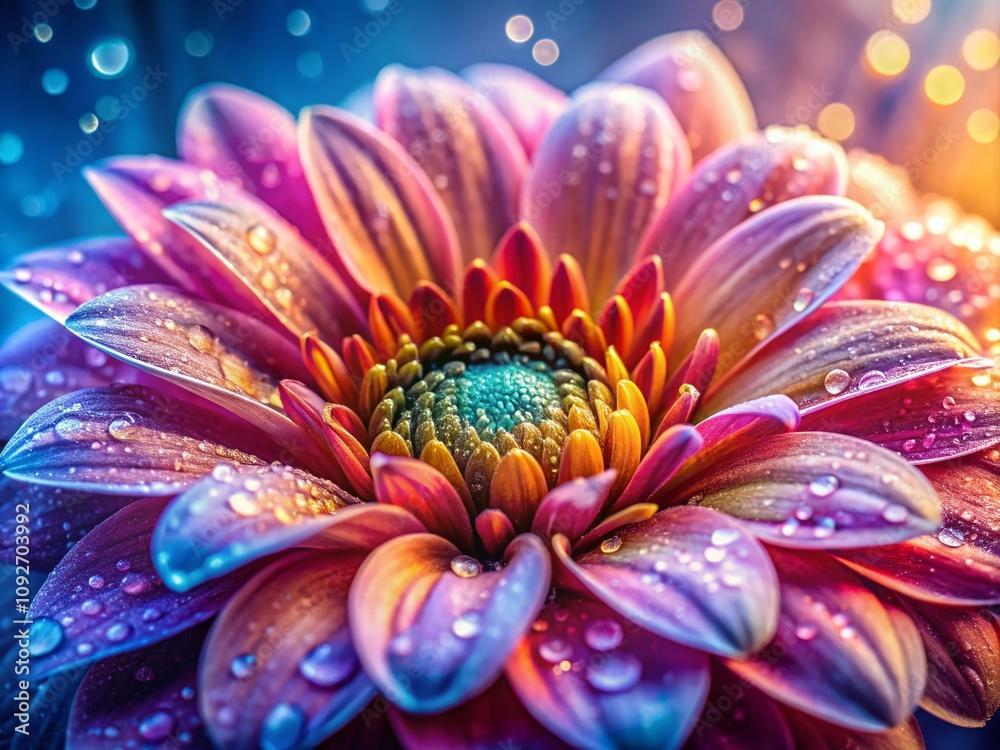Macro Photography Capturing the Essence of Self-Love Through Delicate Flower Petals, Water Droplets, and Natural Textures for a Connection to Inner Peace and Self-Acceptance