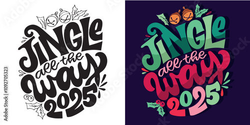 100% vector hand drawn doodle file. Beautiful hand drawn lettering quote about winter holidays. Lettering for t-shirt design, mug print, bag print, clothes fashion. 