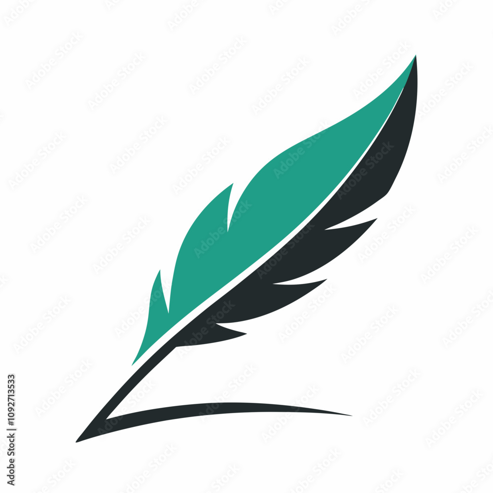 pen logo vector and illustration, white background pen logo vector and illustration, white background