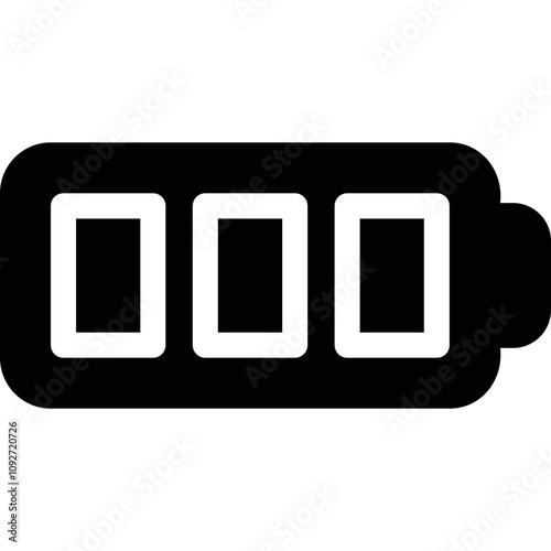 Simple vector icon battery