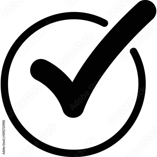 Simple vector icon check mark