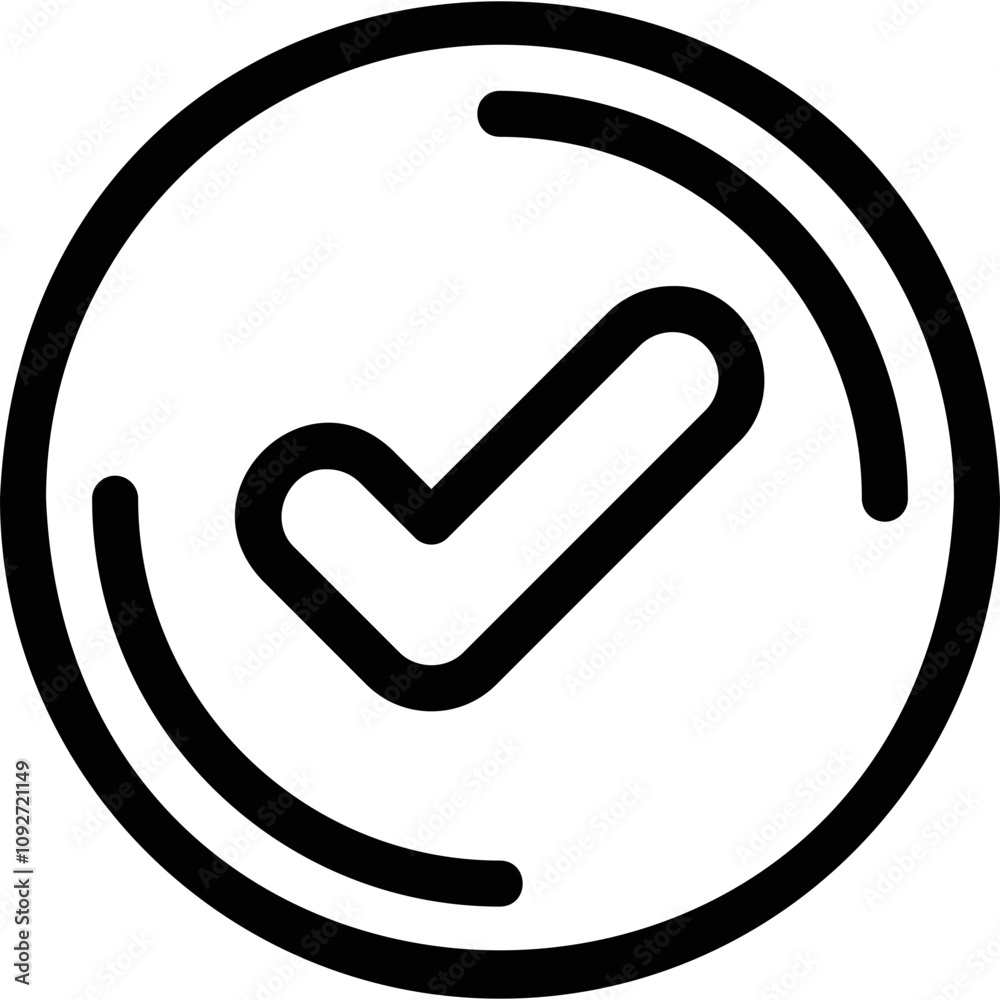 Simple vector icon check mark Simple vector icon check mark
