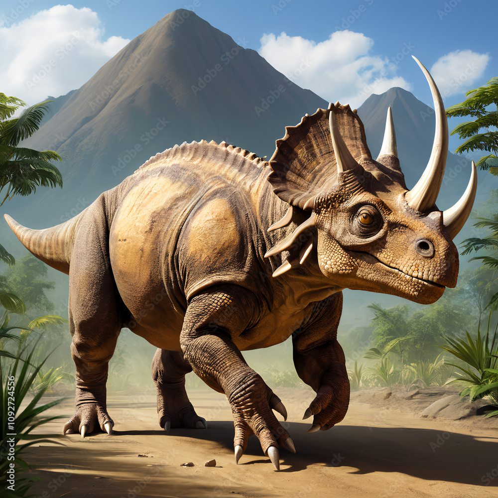 Fototapeta premium dinosaurs: Agujaceratops