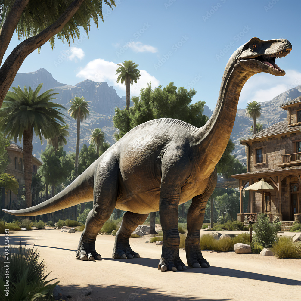 Obraz premium dinosaurs: Alamosaurus 