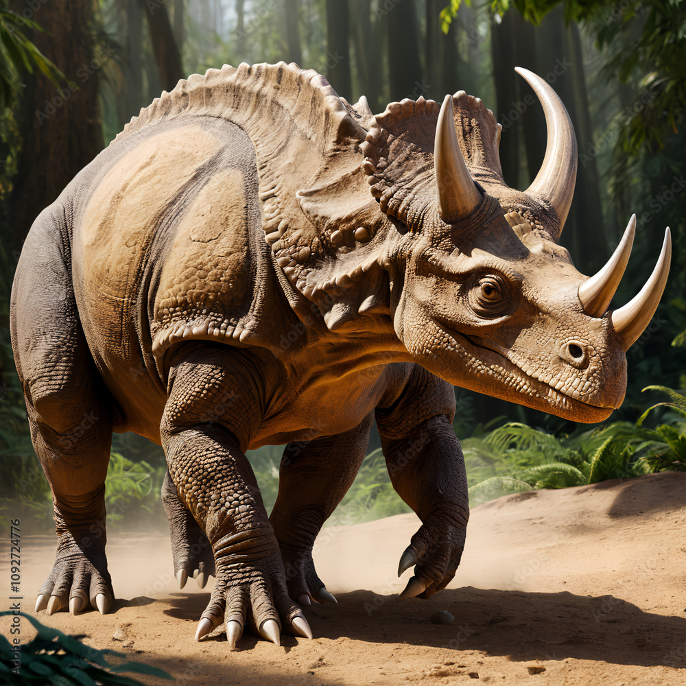 Fototapeta premium dinosaurs: Albertaceratops