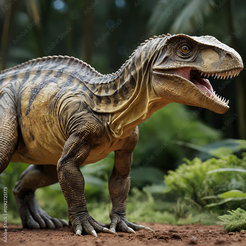 Obraz premium dinosaurs: Alxasaurus 