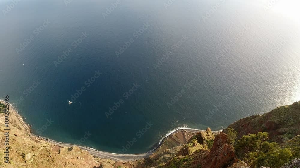 scenic viewpoint cabo girao on madeira island