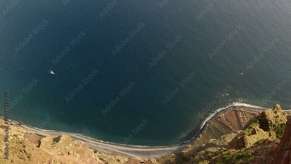 scenic viewpoint cabo girao on madeira island
