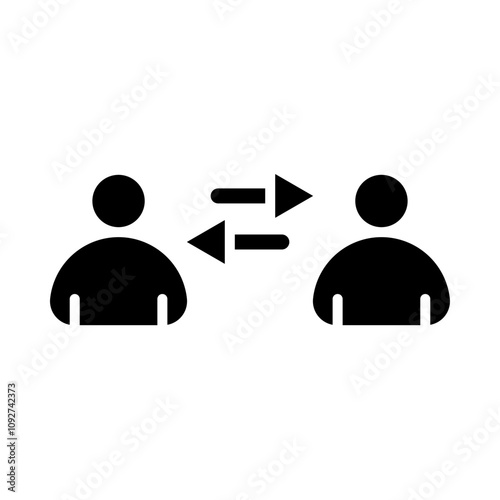 User Interaction glyph icon