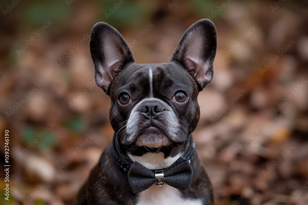 French Bulldog with a Bowtie French Bulldog with a Bowtie