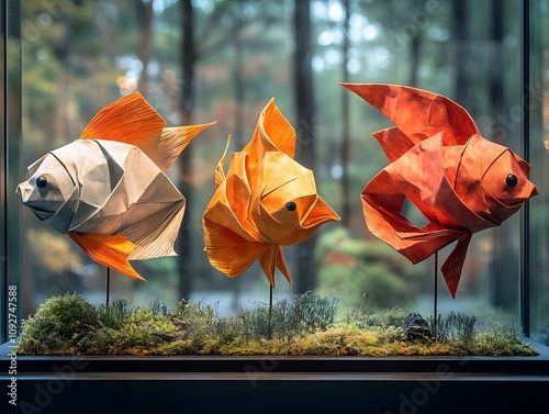 Intricate origami that requires a lot of effort can turn ordinary paper into beautiful artwork that can be displayed on a stand in a gallery. (Pisces for those born between February 19 – March 20) photo