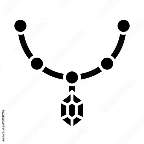 Jewelery glyph icon