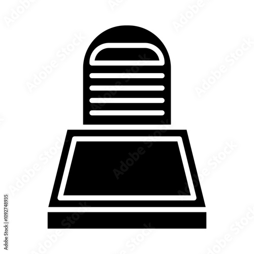 Coffin glyph icon