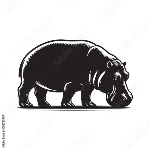 black silhouette rhino animal