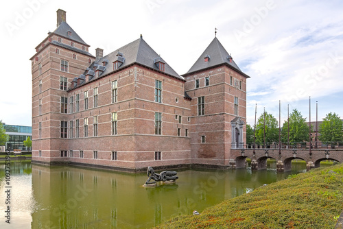 Medieval castle of the Duke of Brabant, now serving as court buidling. Turnhout, Flanders, Belgium  photo