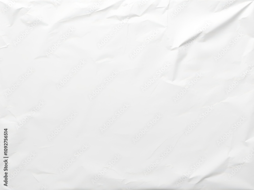 White creased poster texture with a subtle, elegant design, grunge