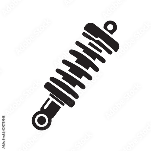 car suspension spring icon